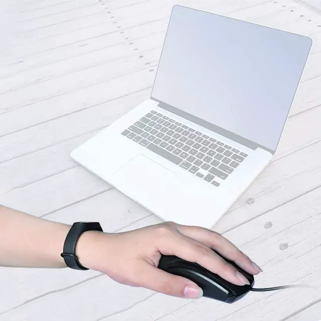 Alt view image 3 of 7 - Left Handed Mouse Logo Laser Engraving and Matte Process 800 DPI Resolution 3D Button Plug and Play Mini USB Wired Mouse Suitable for Laptop