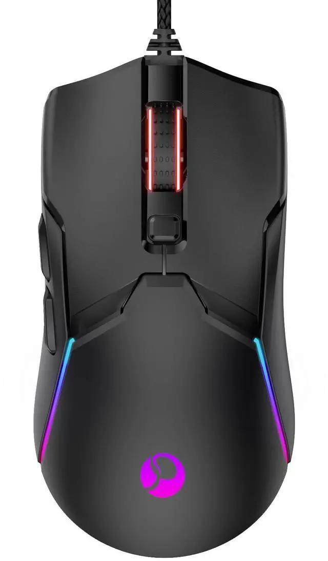 Main image of Wired Gaming Mouse,Ergonomic 8000 DPI Optical Gaming Mice with 12 RGB Backlit Modes, 6 Programmable Buttons, DIY Software for PC Gamer & Office