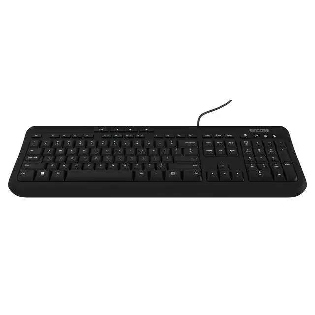 Alt view image 5 of 7 - Wired Keyboard 600 Designed by Microsoft Spill Resistant, Quiet Touch Keys, Plug and Play, 4 Hotkeys, Windows Start Key Black