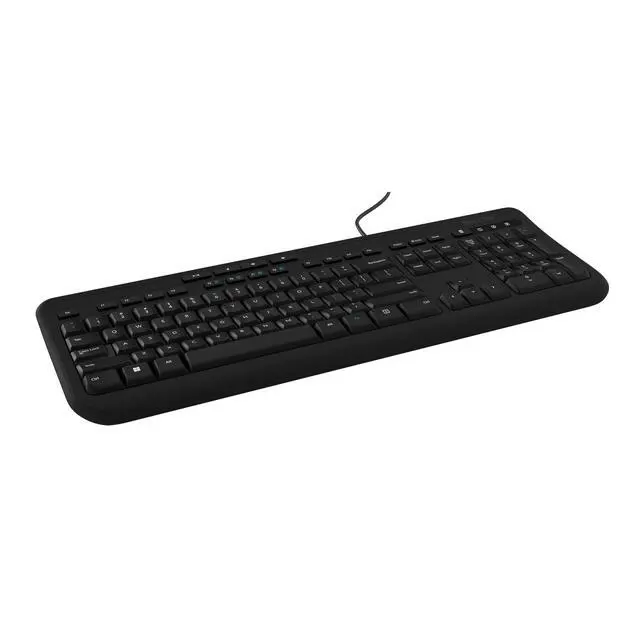 Alt view image 3 of 7 - Wired Keyboard 600 Designed by Microsoft Spill Resistant, Quiet Touch Keys, Plug and Play, 4 Hotkeys, Windows Start Key Black