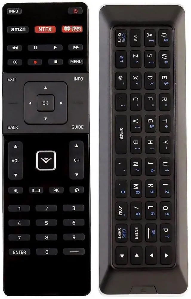 Main image of New XRT500 QWERTY Keyboard with Back Light Remote Replacement fit for VIZIO TV M43-C1 M49-C1 M50-C1 M55-C2 M60-C3 M65-C1 M70-C3 M75-C1 M80-C3 M322I-B1 M422I-B1 M492I-B2 M502I-B1 M552I-B2 M602I-B3