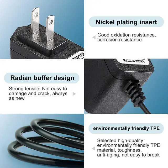 Alt view image 5 of 6 - 9V AC/DC Casio Keyboard Charger Power Adapter Compatible for Casio Keyboard Piano AD-5 AD-5MU WK-200 WK-210 CT-360 CTK-496 CTK-500 CTK-519 CTK-573 CTK-593 CTK-611 CTK-720 CTK-2100 Power Supply Cord