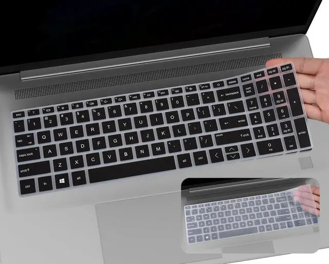 Main image of 2PCS Keyboard Cover Skin for 2026 2025 HP 17.3 inch Laptop 17-cn 17-cp Series 17-cn3399nr 17-cp2199nr 17-cp2025dx 17-cp3047nr cp3077nr17-cp3155cl 17-cn5037nr 17t-cn500/cn400/cn300 17z-cp300/cp200