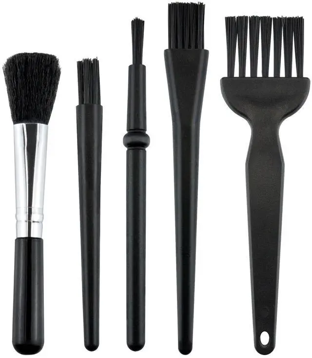 Main image of 5 PCS Mini Keyboard Cleaning Brushes Kit, PP Handle Nylon Anti Static Electronic Dust Cleaning Brush for Computer Keyboard Motherboard Camera Small Space