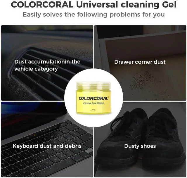 Alt view image 6 of 7 - Cleaning Gel Universal Dust Cleaner for PC Keyboard Car Detailing Office Electronics Laptop Dusting Kit Computer Dust Remover, Computer Gaming Car Accessories, Gift for Men Women 160g