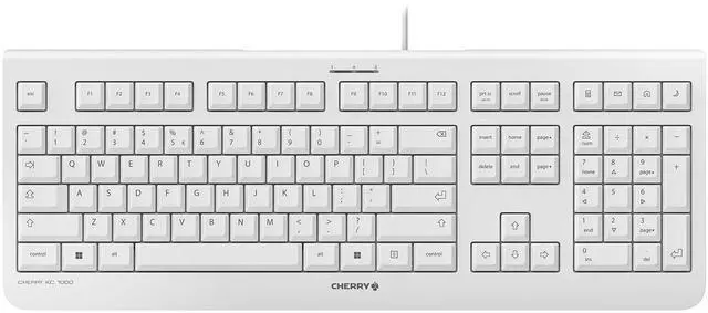 Main image of Electronics JK-0800EU-0 KC 1000 Economical Corded Keyboard, Pale Gray