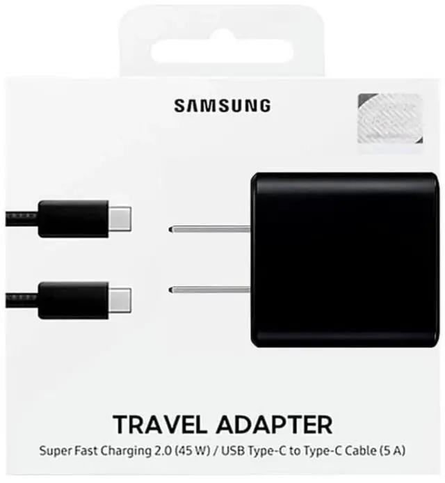 Alt view image 5 of 5 - Official 45W USB-C Super Fast Charging Wall Charger (Black)