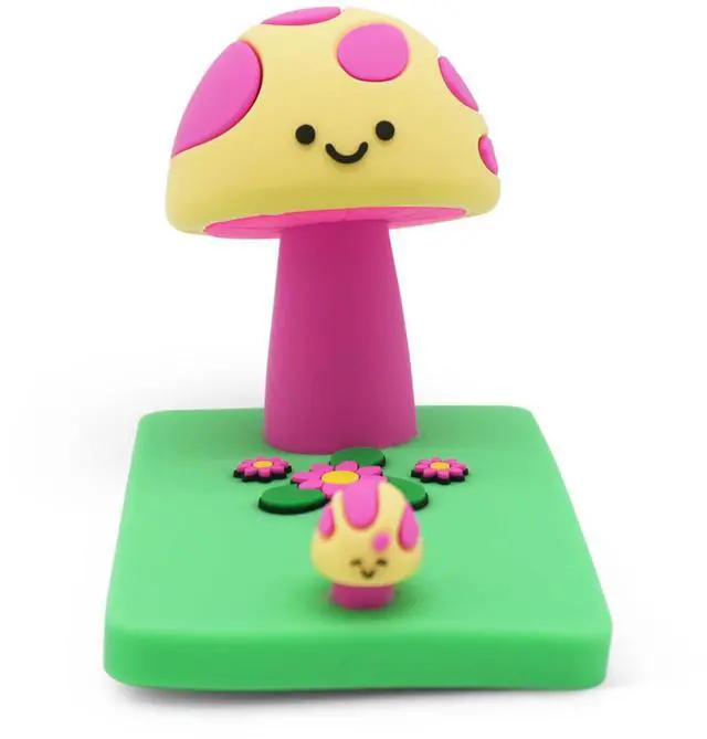 Main image of Funny Phone Stands Hilarious and Unique Smartphone Holders for Desk or Nightstand for Friends, Coworkers & Tech Lovers Mushroom