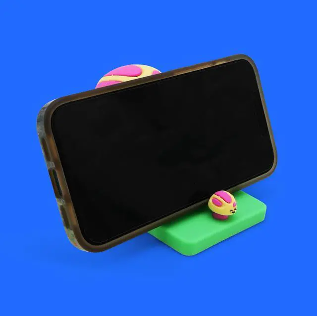 Alt view image 5 of 7 - Funny Phone Stands Hilarious and Unique Smartphone Holders for Desk or Nightstand for Friends, Coworkers & Tech Lovers Mushroom