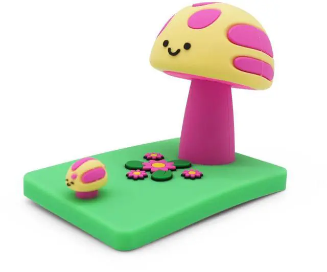 Alt view image 7 of 7 - Funny Phone Stands Hilarious and Unique Smartphone Holders for Desk or Nightstand for Friends, Coworkers & Tech Lovers Mushroom
