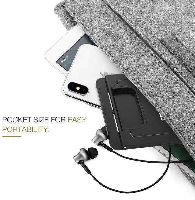 Alt view image 4 of 7 - Phone/Tablet Stand, Foldable Desktop Holder Fit with iPhone 11 Pro Max/11 Pro/11, iPhone Xs/Xs Max/Xr, iPhone SE, iPad Pro 11, 10.2 (8th Gen), Air 4 10.9, Air 3, Mini 5, Galaxy S20, Black (Large)