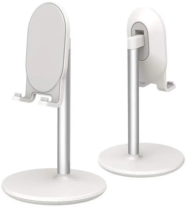 Main image of Phone Stand for Desk, Adjustable Cell Phone Holder for Desk, Compatible with 4"-12.9" Phones/Tablet/iPhone/iPad/Switch (White)