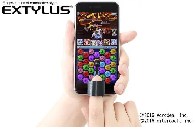 Alt view image 6 of 7 - Finger-Mounted Conductive Stylus for Touch Screen Smartphone,Tablets | Finger Stylus, Assistive, Accurate & Ultra-Light
