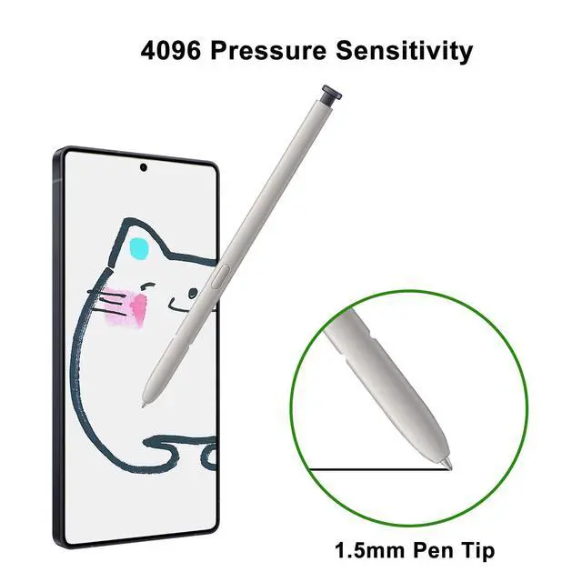 Alt view image 3 of 6 - Galaxy S25 Ultra S Pen Replacement for Samsung Galaxy S25 Ultra Stylus Pen,S25 Ultra Pen Replacement for Samsung Galaxy S25 Ultra 5G 6.9 in All Versions S Pen,EJ-PS938BBEGUJ(Black)