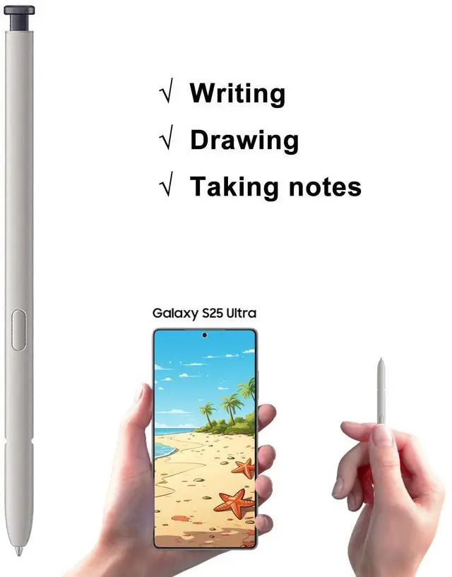 Alt view image 4 of 6 - Galaxy S25 Ultra S Pen Replacement for Samsung Galaxy S25 Ultra Stylus Pen,S25 Ultra Pen Replacement for Samsung Galaxy S25 Ultra 5G 6.9 in All Versions S Pen,EJ-PS938BBEGUJ(Black)