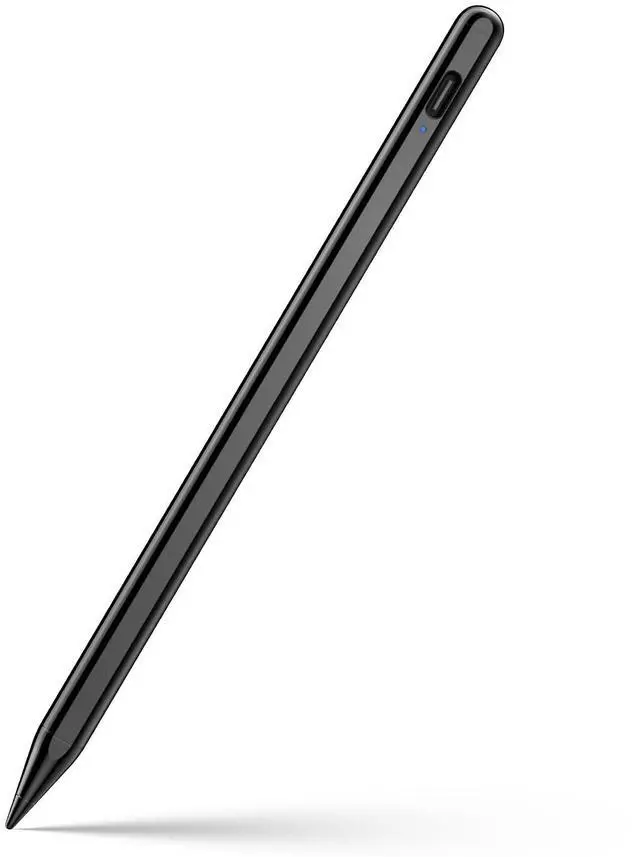 Main image of Stylus Pen for iPad 6th-11th Generation-2X Fast Charge Active Pencil Compatible with 2018-2026 Apple iPad Pro 11"/12.9"/M4, iPad Air 3/4/5/M2/M3/M4,iPad mini 5/6/7 Gen-Black