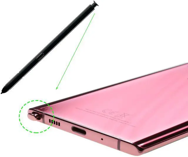 Alt view image 7 of 7 - Galaxy Note 10 Stylus Pen Replacement for Samsung Galaxy Note 10 Note 10 Plus Note 10+ 5G Touch S Pen(Without Bluetooth) (Black)
