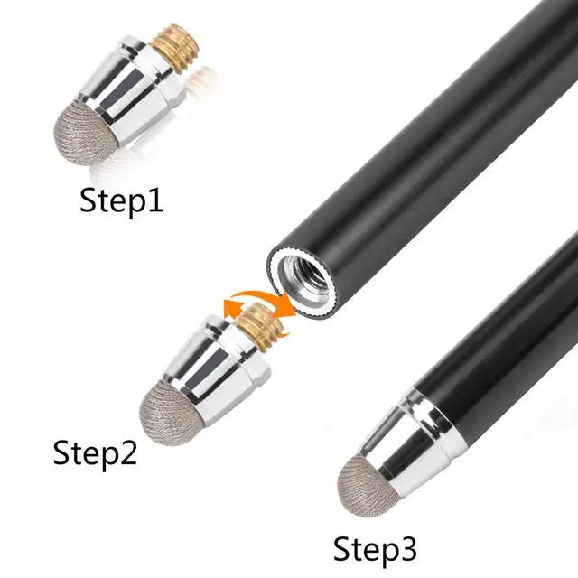 Alt view image 5 of 6 - Stylus Pen Styluses Pens Long Extra Universal Pencil Capacitive Stylus Tablets Tablet Touch Screen Touchscreens Stylus for Apple iPad Pro iPad mini iPad Air iPhone with Replacement Tip