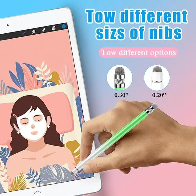 Alt view image 5 of 7 - 5PCS Stylus Pens for Touch Screens, Stylus Pen for iPhone/iPad/Tablet Android/Microsoft/Surface, Compatible with Touch Screens (Purple/Pink/Blue/Green/Yellow)