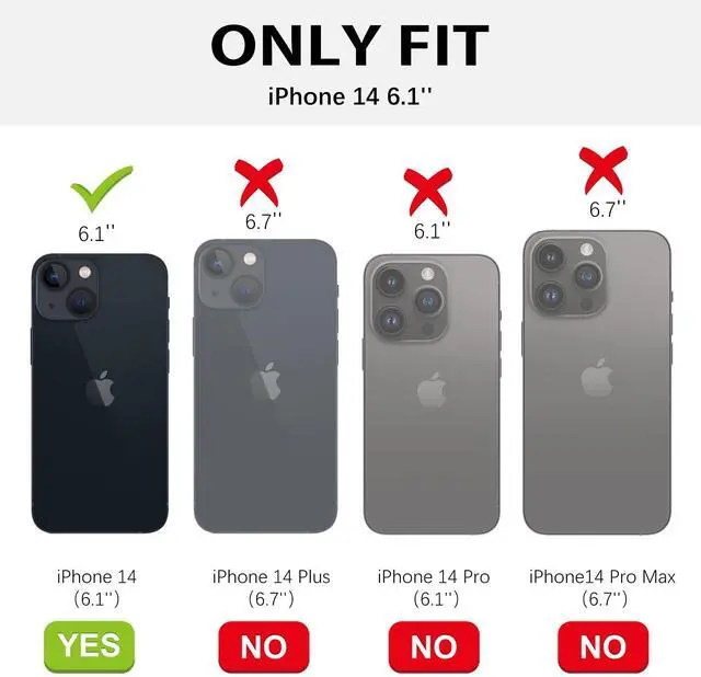 Alt view image 7 of 7 - iPhone 14 Case,Phone Case for iPhone 14,Slim Fit Soft 360° Ring Holder Kickstand Magnetic Car Mount Supported Easy Clean Shockproof Protective Cover for iPhone 14 6.1" 2022, Black/Golden