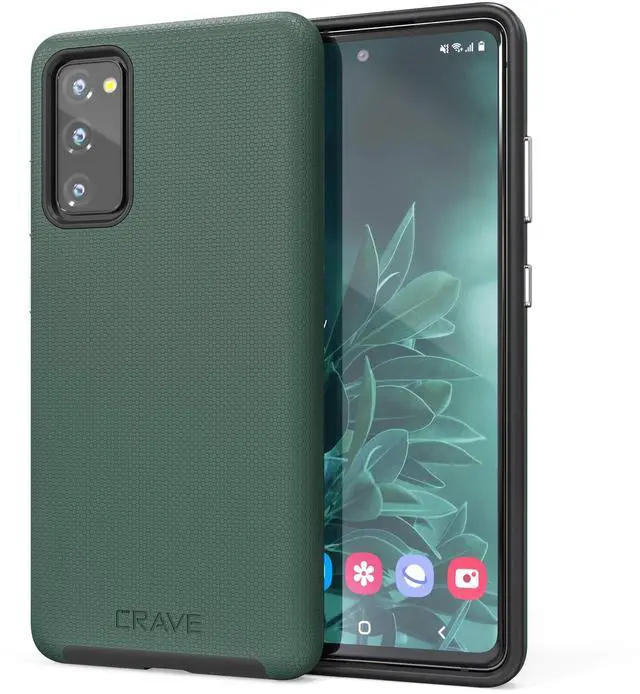 Main image of for Samsung Galaxy S20 FE Case, Shockproof Protection Dual Layer Case for Samsung Galaxy S20 FE 5G (6.5 inch) - Forest Green
