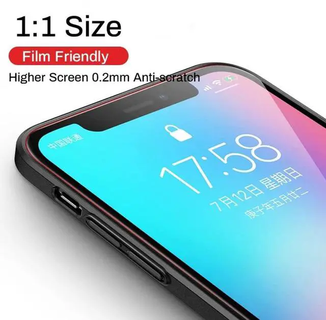 Alt view image 6 of 7 - Compatible with iPhone Case,Luxury Matte Hard PC Slim Fit Ultra Thin Lightweight Camera Lens Protection Soft Shockproof Cover Phone Case (Grey, iPhone 12)
