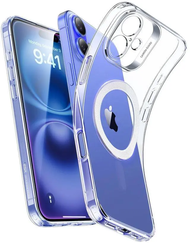 Main image of for iPhone 16 Pro Case, Compatible with MagSafe, Camera Protection, Shockproof Thin Cover, Resists Yellowing and Scratches, Magnetic Phone Case for iPhone 16 Pro, Zero Series, Clear