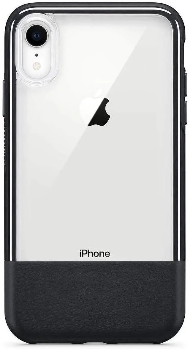 Main image of Statement Series Case for iPhone XR - Lucent Black (Clear/Black)