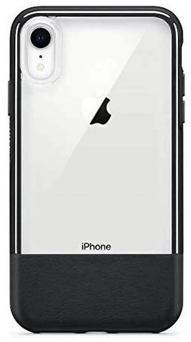 Alt view image 2 of 2 - Statement Series Case for iPhone XR - Lucent Black (Clear/Black)