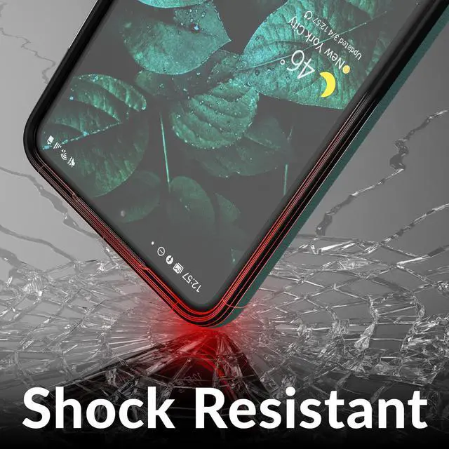 Alt view image 5 of 6 - for Galaxy S21 FE Case, Shockproof Protection Dual Layer for Samsung Galaxy S21 FE 5G (6.4 inch) - Forest Green