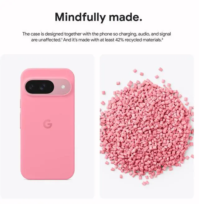 Alt view image 5 of 5 - Pixel 9 + 9 Pro Case - Android Phone Case - Durable Protection - Stain-Resistant Silicone - Slim Design - Porcelain