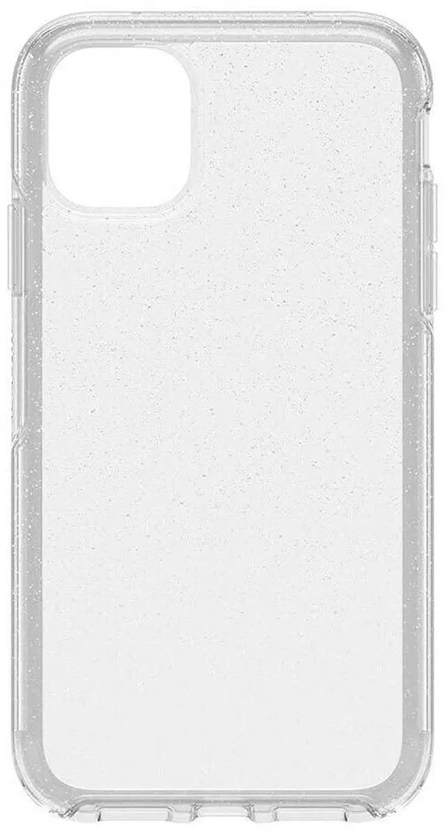 Alt view image 4 of 6 - iPhone 11 Symmetry Series Case - Stardust (Silver Flake/Clear), Ultra-Sleek, Wireless Charging Compatible, Raised Edges Protect Camera & Screen