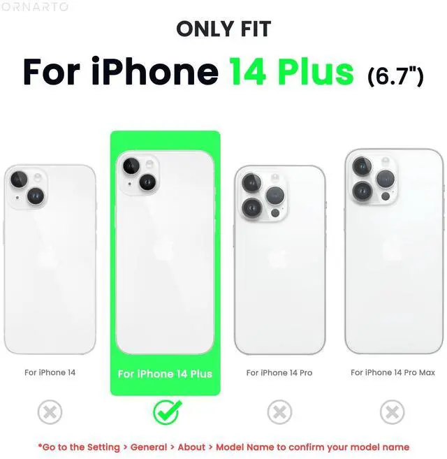 Alt view image 2 of 7 - Compatible with iPhone 14 Plus Case 6.7, Slim Liquid Silicone 3 Layers Full Covered Soft Gel Rubber Phone Case Protective Cover 6.7 Inch-Pastel Lilac