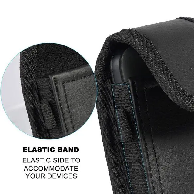 Alt view image 3 of 7 - Flip Phone Case,with Belt Loop Clip Magnetic Closure Leather Wallet Case for Alcatel Go,TCL Flip 4/3, Blu Cingular Flex 2,Consumer Cellular IRIS, Nokia 2720 2760 2780,Leather