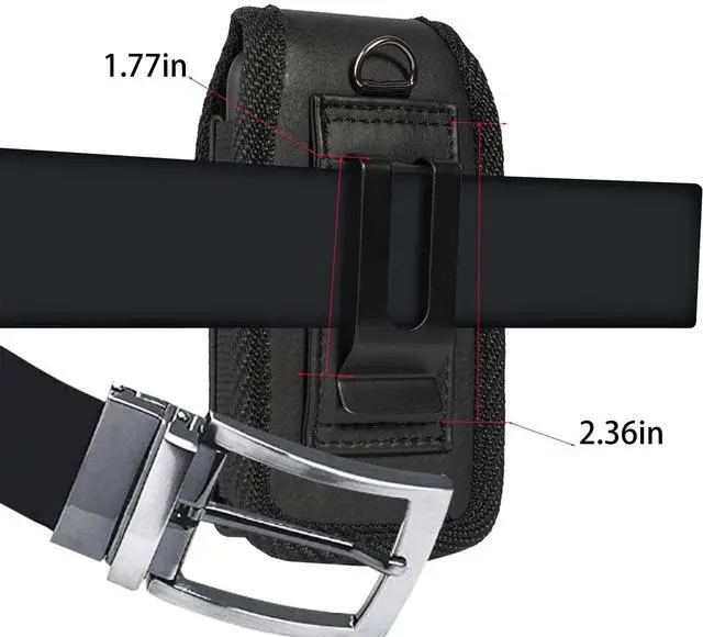 Alt view image 4 of 7 - Flip Phone Case,with Belt Loop Clip Magnetic Closure Leather Wallet Case for Alcatel Go,TCL Flip 4/3, Blu Cingular Flex 2,Consumer Cellular IRIS, Nokia 2720 2760 2780,Leather
