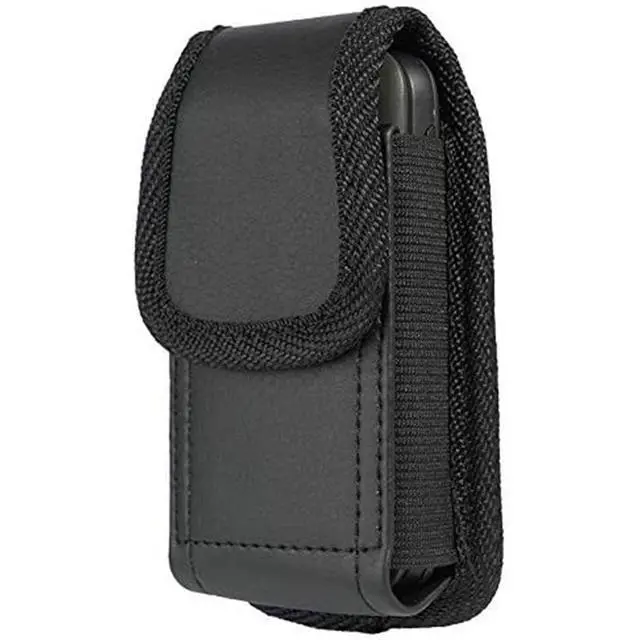 Alt view image 7 of 7 - Flip Phone Case,with Belt Loop Clip Magnetic Closure Leather Wallet Case for Alcatel Go,TCL Flip 4/3, Blu Cingular Flex 2,Consumer Cellular IRIS, Nokia 2720 2760 2780,Leather