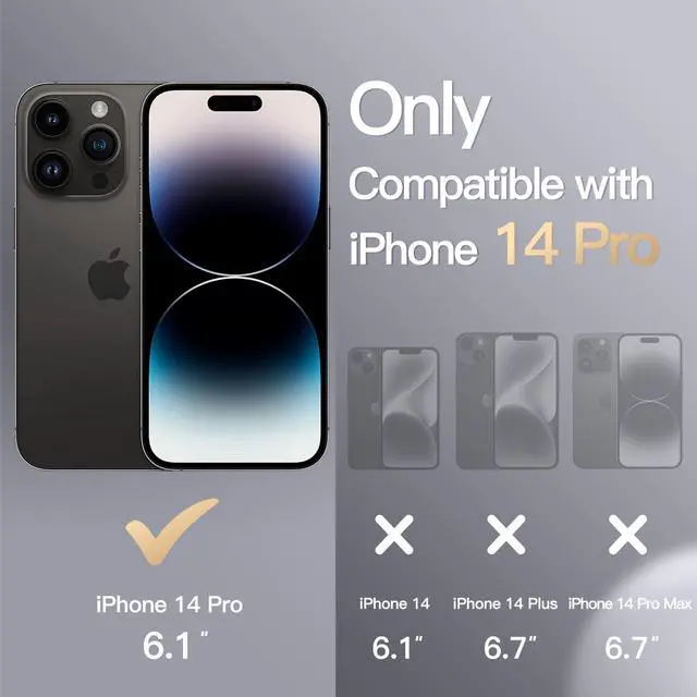 Alt view image 2 of 6 - Silicone Case for iPhone 14 Pro 6.1-Inch, Silky-Soft Touch Full-Body Protective Phone Case, Shockproof Cover with Microfiber Lining (Black)