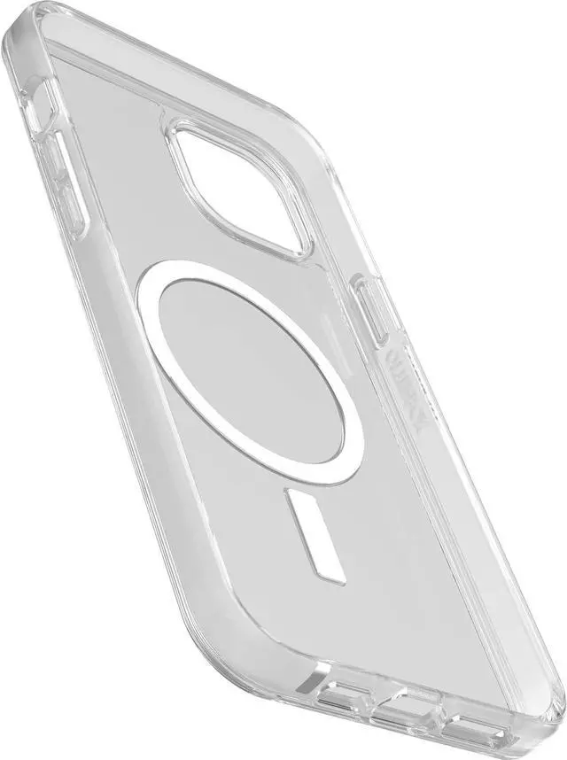 Alt view image 4 of 5 - iPhone 14 Plus Symmetry Series+ Case - CLEAR , ultra-sleek, snaps to MagSafe, raised edges protect camera & screen