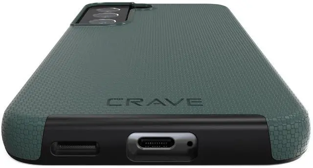 Alt view image 7 of 7 - for Samsung Galaxy S22 Case, Shockproof Protection Dual Layer Case for Samsung Galaxy S22 5G (6.1 inch) - Forest Green