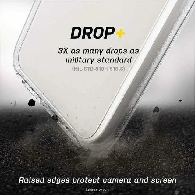Alt view image 3 of 5 - iPhone 12 & iPhone 12 Pro Symmetry Series Series Case - Clear, Ultra-Sleek, Wireless Charging Compatible, Raised Edges Protect Camera & Screen