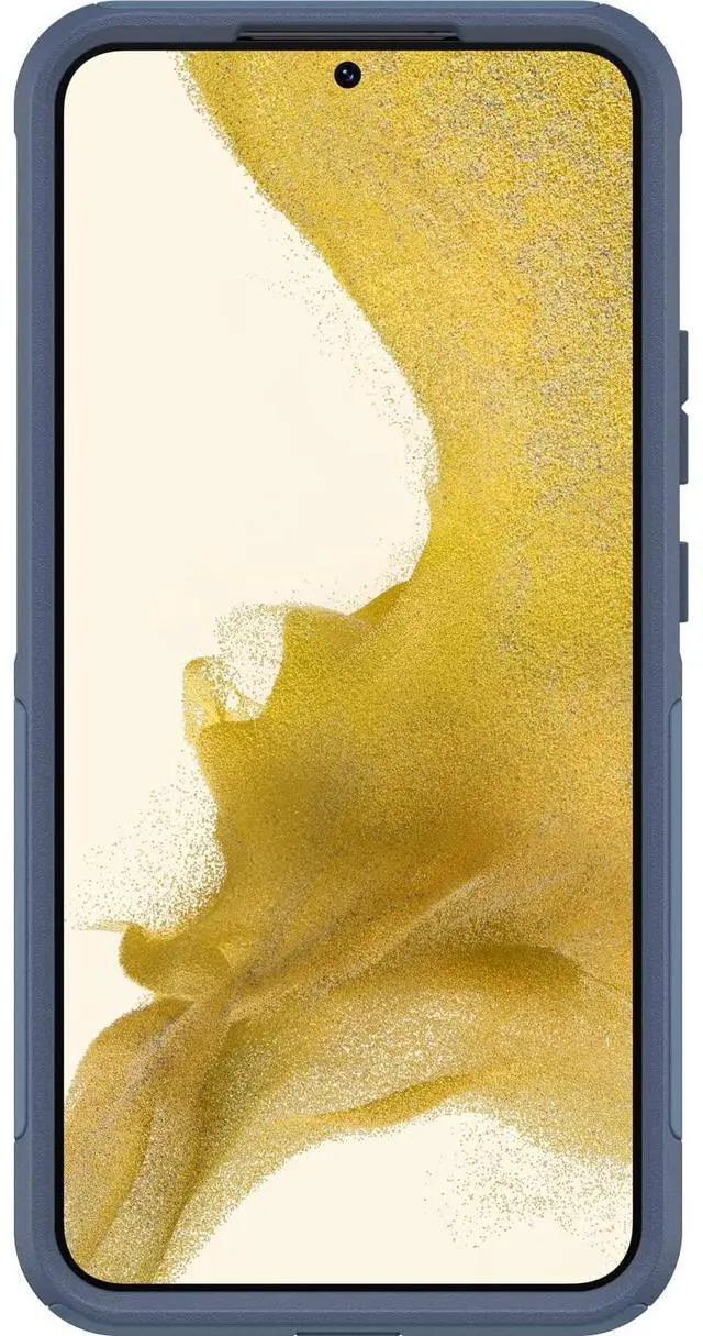 Alt view image 3 of 5 - Galaxy S22+ Commuter Series Case - Rock Skip Way, Slim & Tough, Pocket-Friendly, with Port Protection Blue