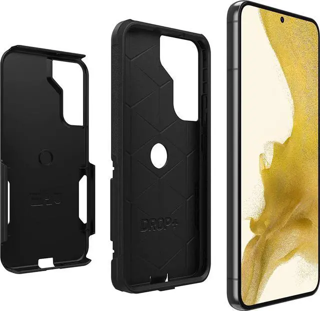 Alt view image 5 of 5 - Commuter Series Case for Samsung Galaxy S22+ (Only) - Non-Retail Packaging - Black