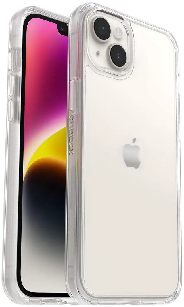 Main image of iPhone 14 Plus Symmetry Series Case - CLEAR , ultra-sleek, wireless charging compatible, raised edges protect camera & screen