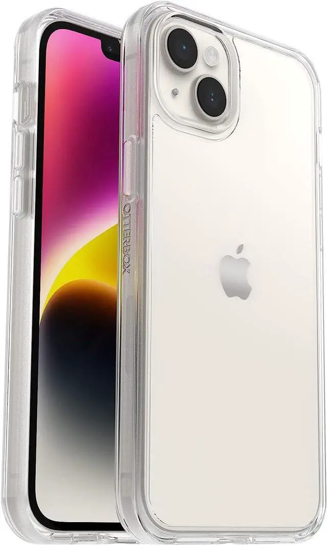 Alt view image 4 of 6 - iPhone 14 Plus Symmetry Series Case - CLEAR , ultra-sleek, wireless charging compatible, raised edges protect camera & screen