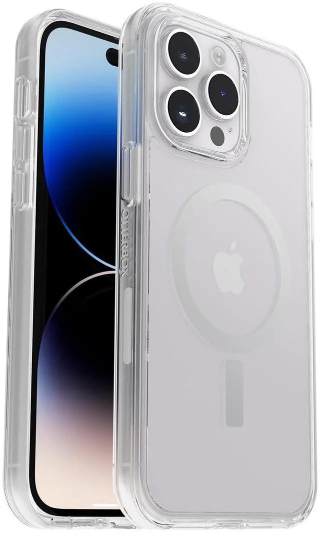 Main image of iPhone 14 Pro Max (ONLY) Symmetry Series+ Case - Clear, Ultra-Sleek, Snaps to MagSafe, Raised Edges Protect Camera & Screen