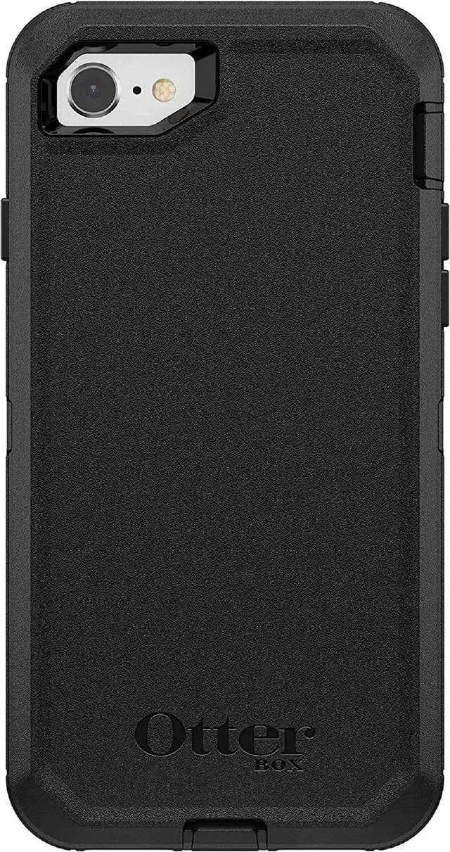 Main image of Defender Series Case for iPhone SE 3rd Gen (2022), iPhone SE 2nd (2020), iPhone 8, iPhone 7 (Not Plus) - Case Only - Non-Retail Packaging - Black