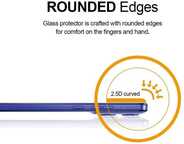 Alt view image 5 of 5 - Designed for Motorola Moto G Stylus (2026/2025) Tempered Glass Screen Protector, Anti Scratch, Bubble Free