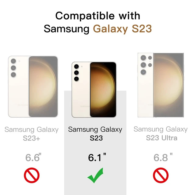 Alt view image 3 of 7 - Screen Protector for Samsung Galaxy S23, 3-Pack | HD Clear, Fingerprint ID Compatible, Anti-Scratch Glass