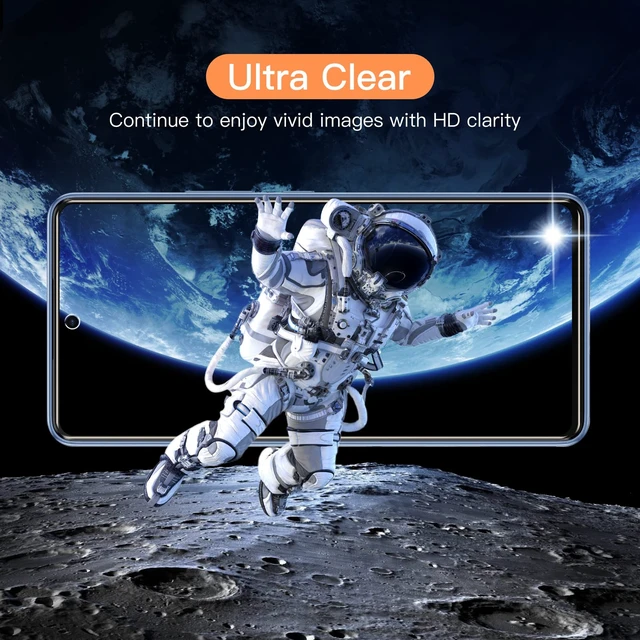 Alt view image 5 of 7 - Screen Protector for Samsung Galaxy A53/A52/A52s, 3-Pack | HD Clear, 9H Tempered Glass Film, Anti-Scratch Glass