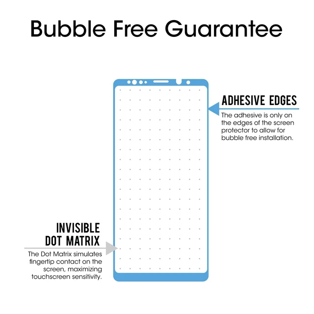 Alt view image 2 of 6 - Screen Protector for Samsung Galaxy Note 9, Full Screen Coverage Screen Protector, 3D Curved Tempered Glass, Dot Matrix with Easy Installation Tray (Black), 2 Pack